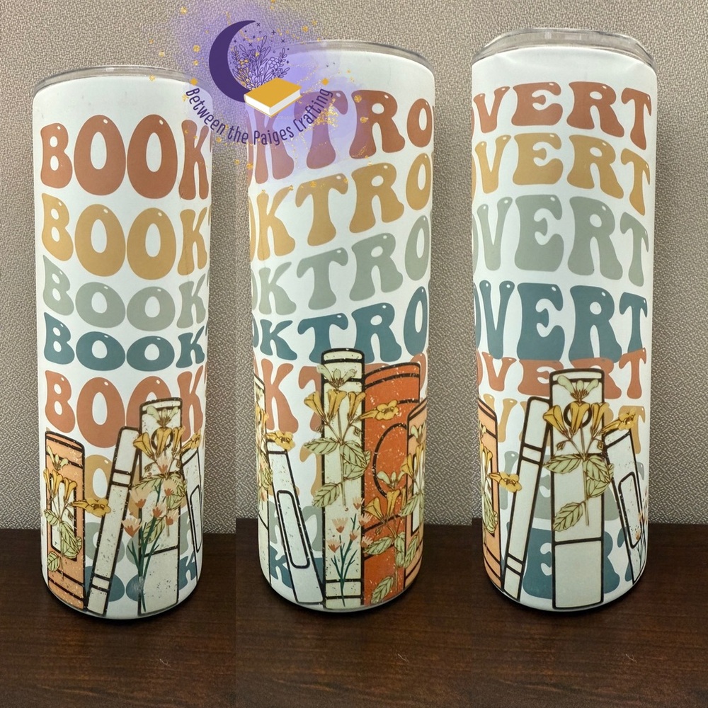 Glow in the Dark Book Lover Tumbler